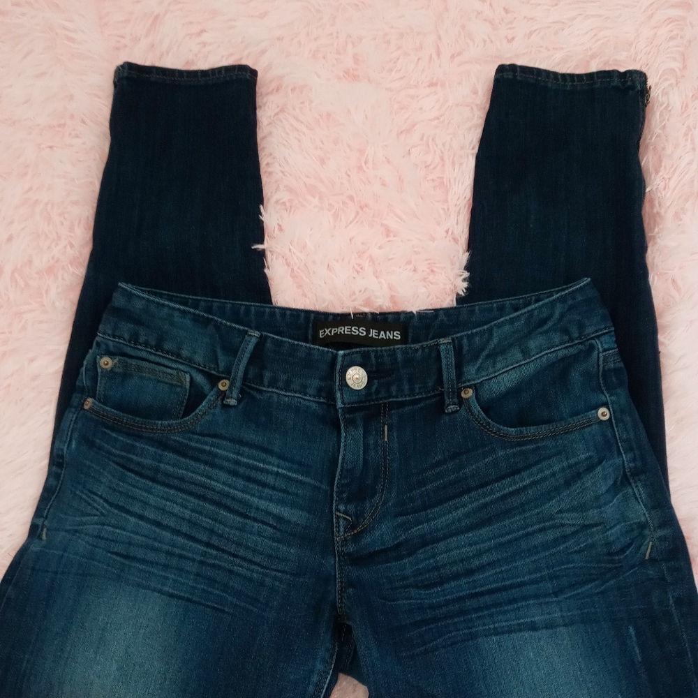 Express jeans capris
